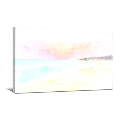 Aquarelle nautique et plage