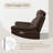 3-Seat Dual Motor zero clearence recliner Genuine Leather Power Recliner Sofa With Power Headrest And Console-1390889762