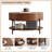 30.47'' Round Coffee Table With Drawers-882537522