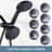 Rain Handheld Shower Head 2.5 GPM GPM-64534032