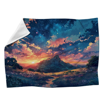 Jeté polaire Starry Landscape