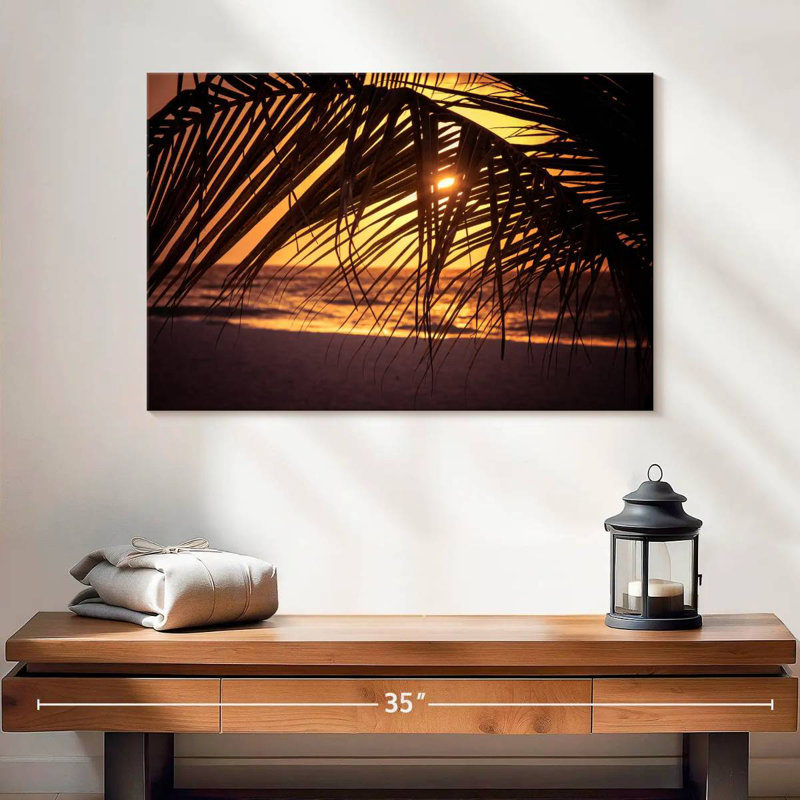 Gillard Aruba Palm Beach Sunset, H 16 po x l 24 po