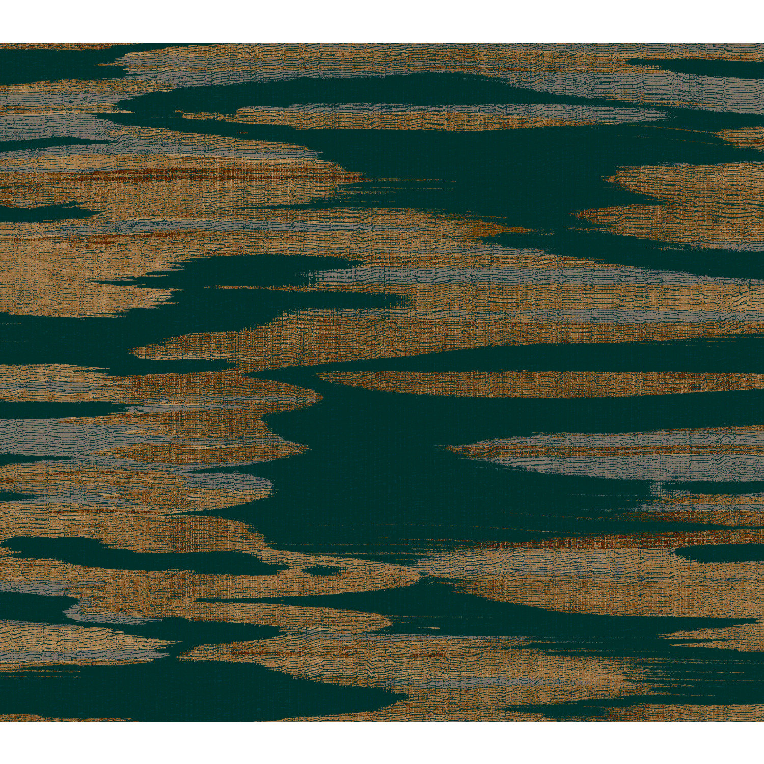 Surrey Striped Wallpaper, Teal