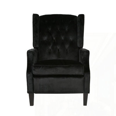 Fabric Armchair Push Back Recliner