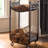 Holtman Compact Cast Iron Log Rack with Scrollwork Design