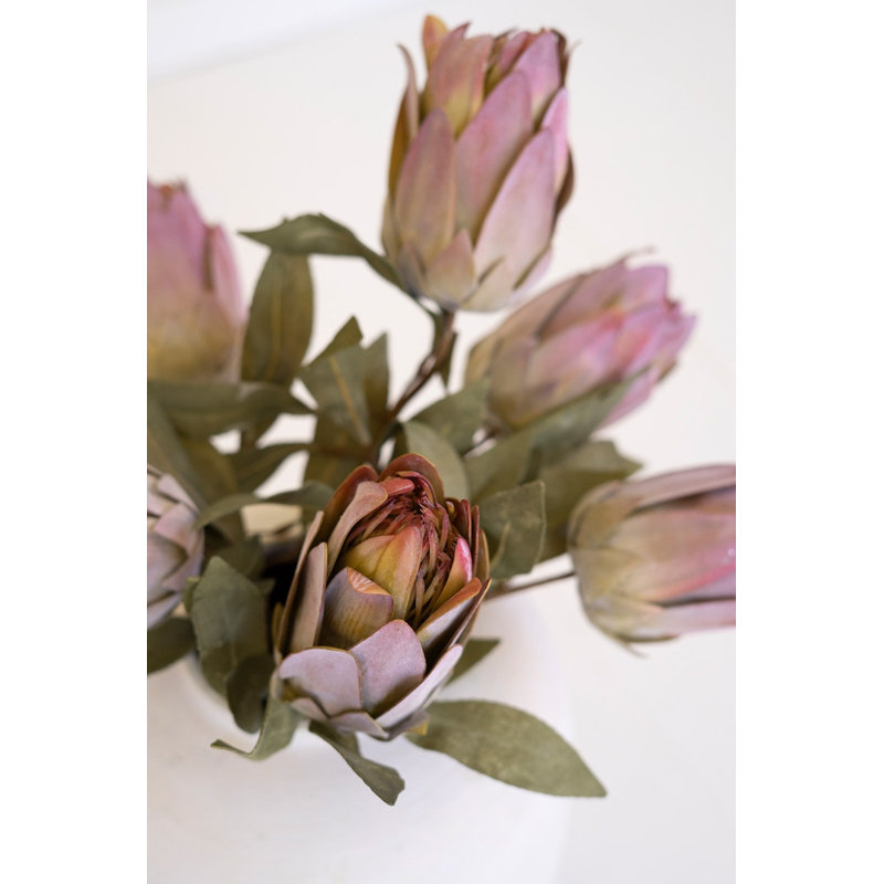 Faux Protea 26 po, plante botanique artificielle