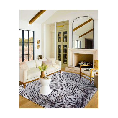 Tapis décoratif à rayures Siesta