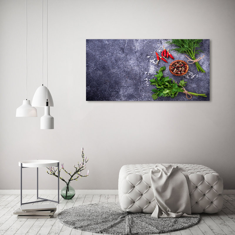 Herbs And Spices - Wrapped Canvas Print
