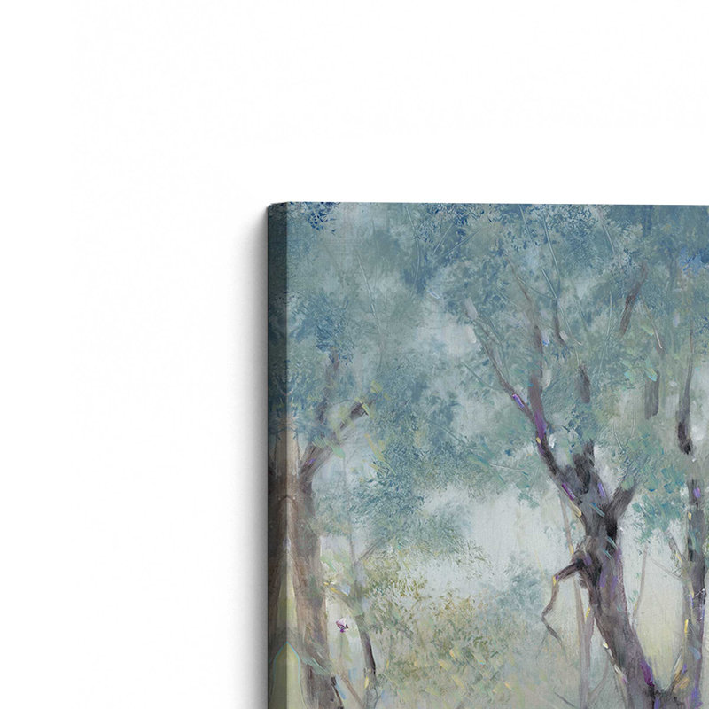 Tranquil Woodland Scene, reproduction d'art sur toile tendue, H 32 po x l 32 po