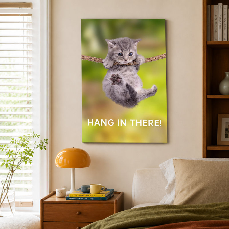 Affiche Hang In There Cat, 12x18inch