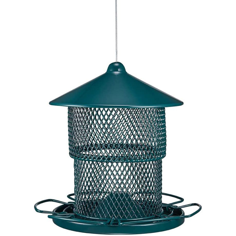 Argene Metal Hanging Hopper Bird Feeder