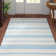 Tapis turquoise / blanc Aariz