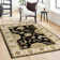 Tapis noir / beige Weisgerber