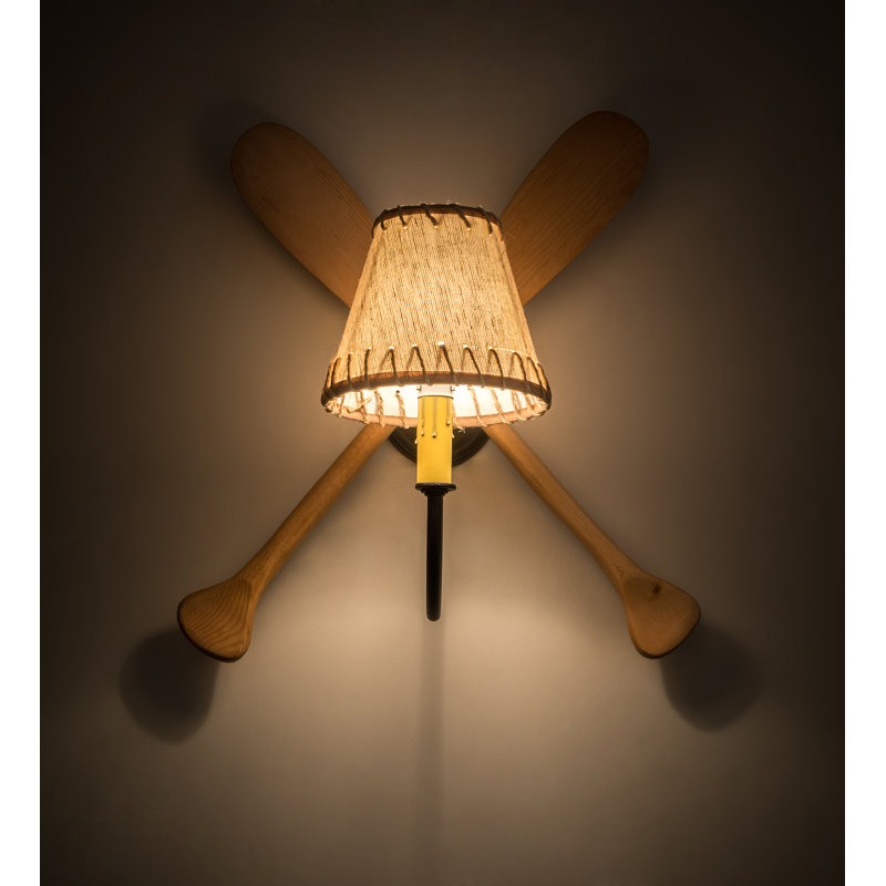 Rustic Lodge 1 - Light Swing Arm