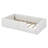 Upholstered Platform Bed With Guardrail And Charging Station