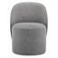 Chaise d'appoint rembourrée avec roulettes pivotantes Lola-115308850