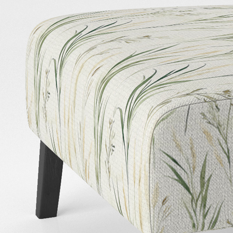 Fauteuil de chambre Floral, Pantoufle sans accoudoirs