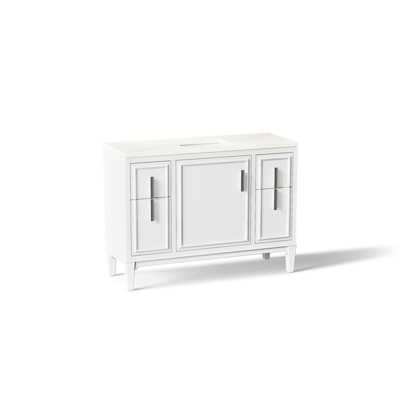 Ensemble de meuble-lavabo 48 po Southerk, Blanc