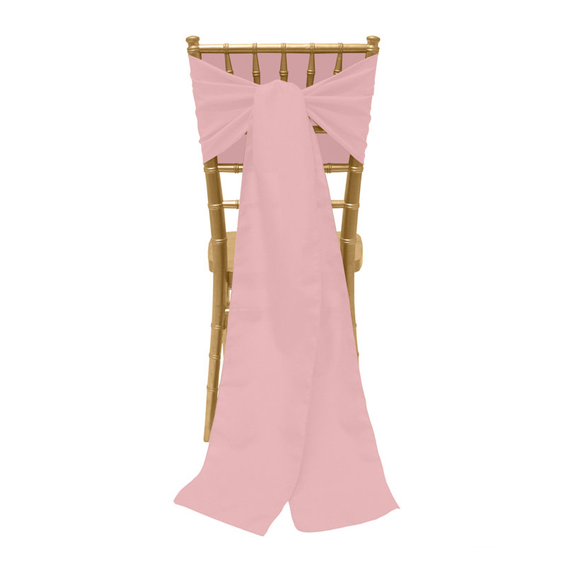 Housse pour chaise de salle à manger, 100% polyester rose cendré