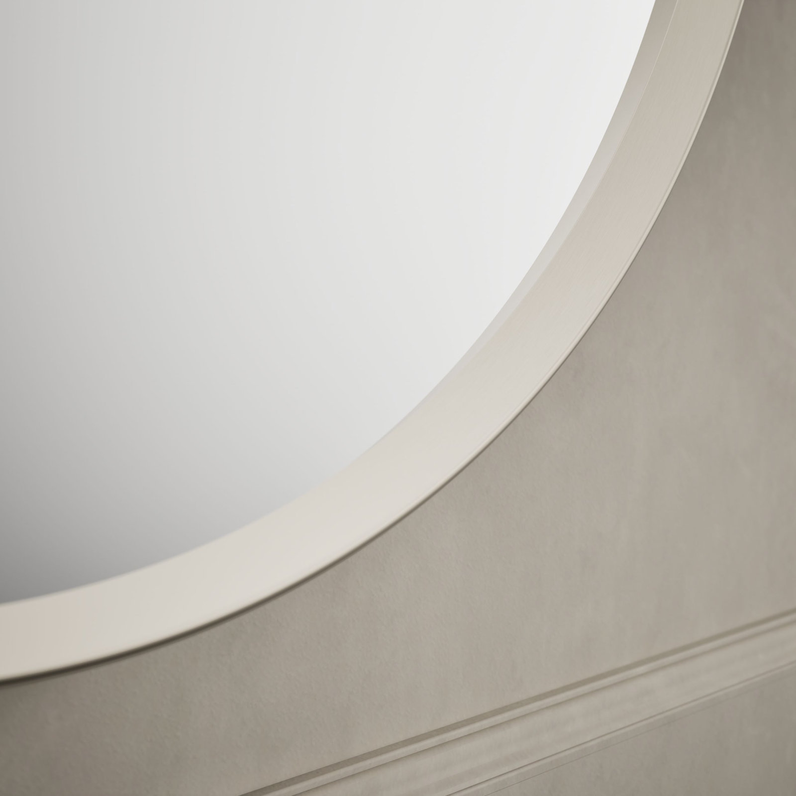 Verdera Oval Medicine Cabinet, Brushed Nickel