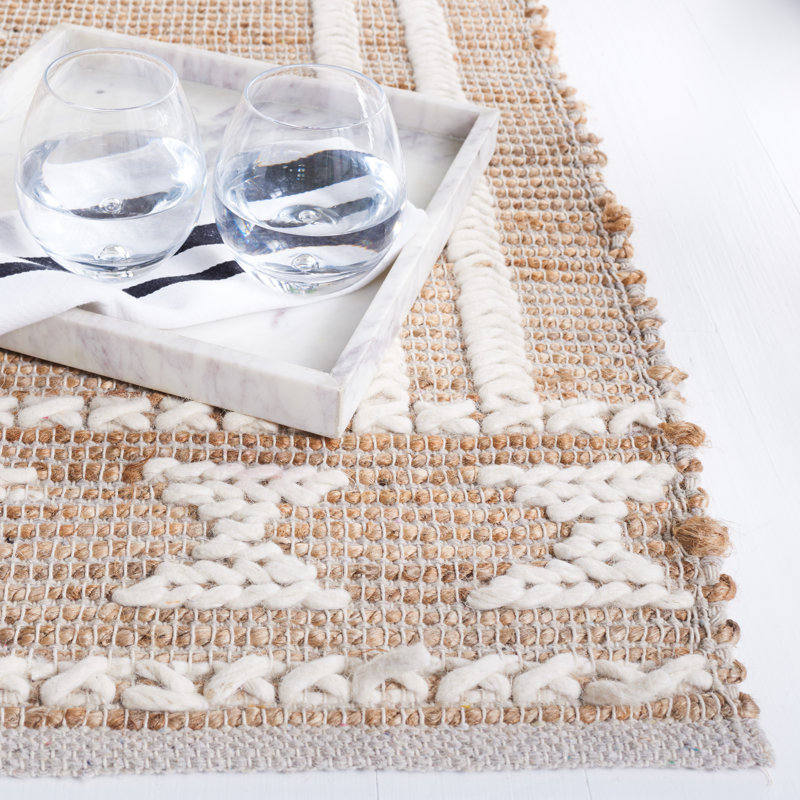 Southwestern Natural Fiber Area Rug, Rectangle 5' x 8'