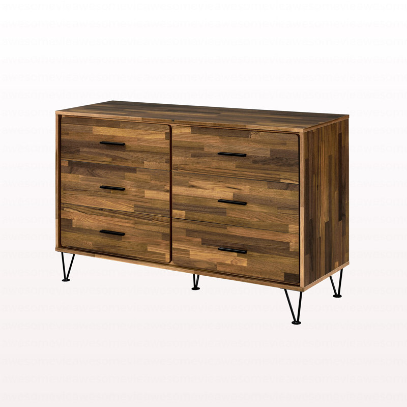 Commode moderne à finition noyer