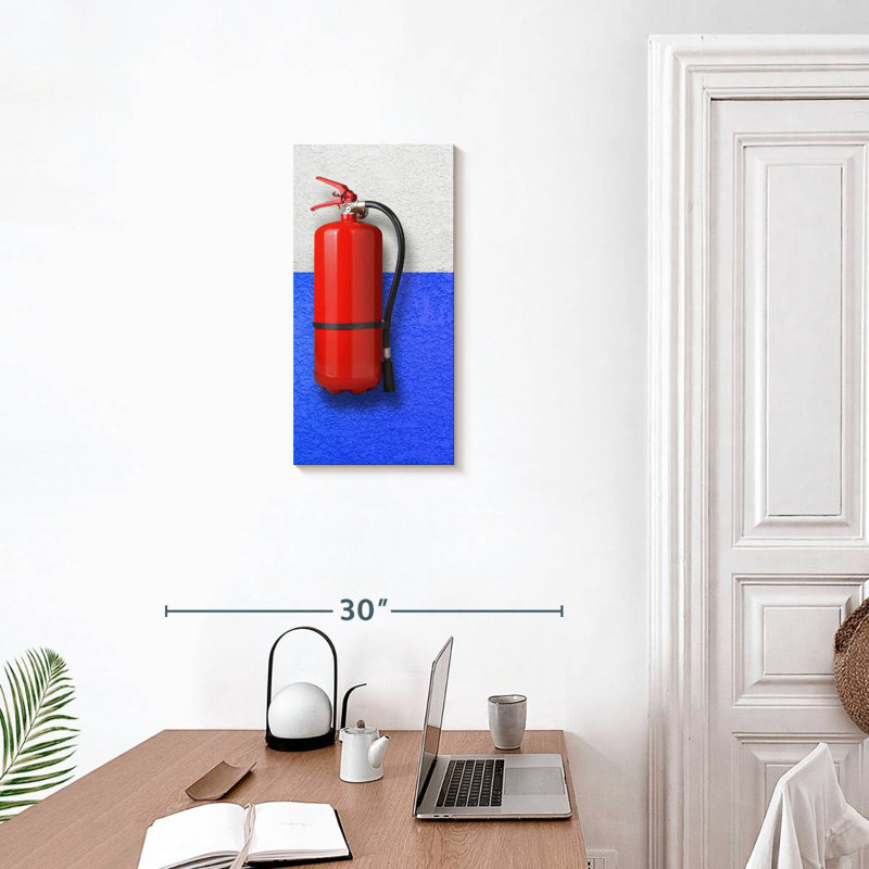 Fire Extinguisher, 24" H x 12" W