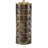 Wrix Accent Table Lamp, White Linen Shade, Ceramic Brown Base 29 Inch