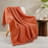 Textured Knit Tassel Throw Blanket, 50" x 60", Soft Polyester Blanket for Sofa and Bed-135150972