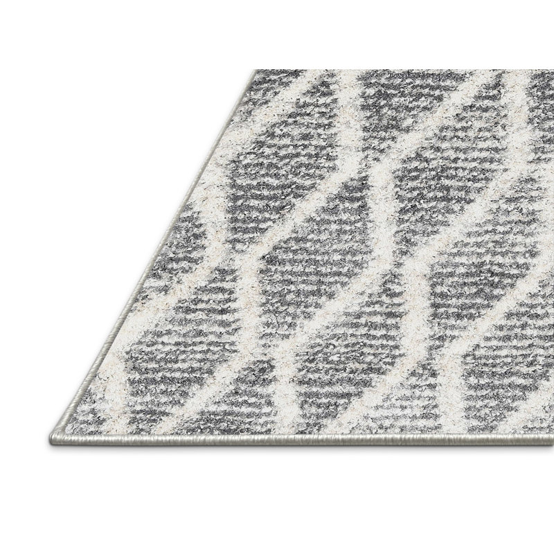 Geometric Indoor Rug, Rectangle 4' x 6'