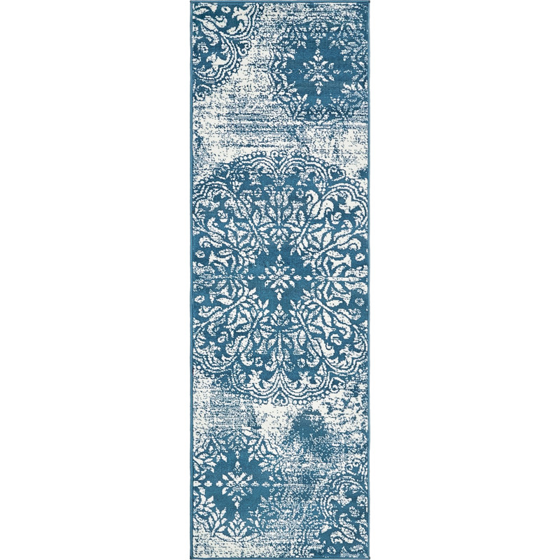 Tapis bleu Coblitz, Tapis de couloir 2 pi x 6 pi 7 po