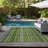 Altair Washable Plaid Indoor / Outdoor Rug-279318268