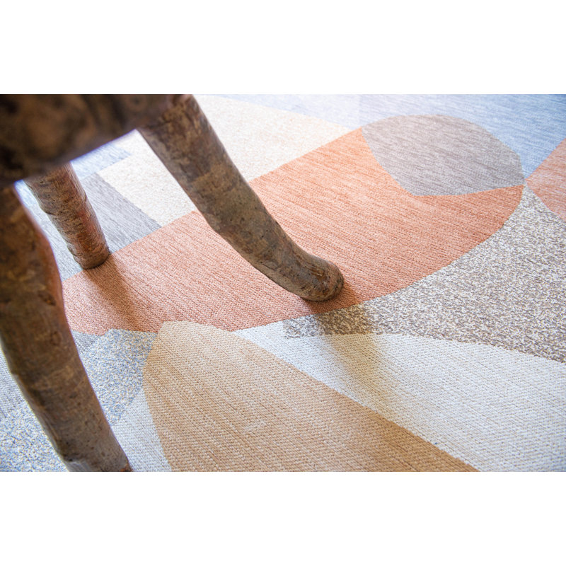 Abstract Recycled P.E.T Area Rug, Rectangle 100 x 140cm
