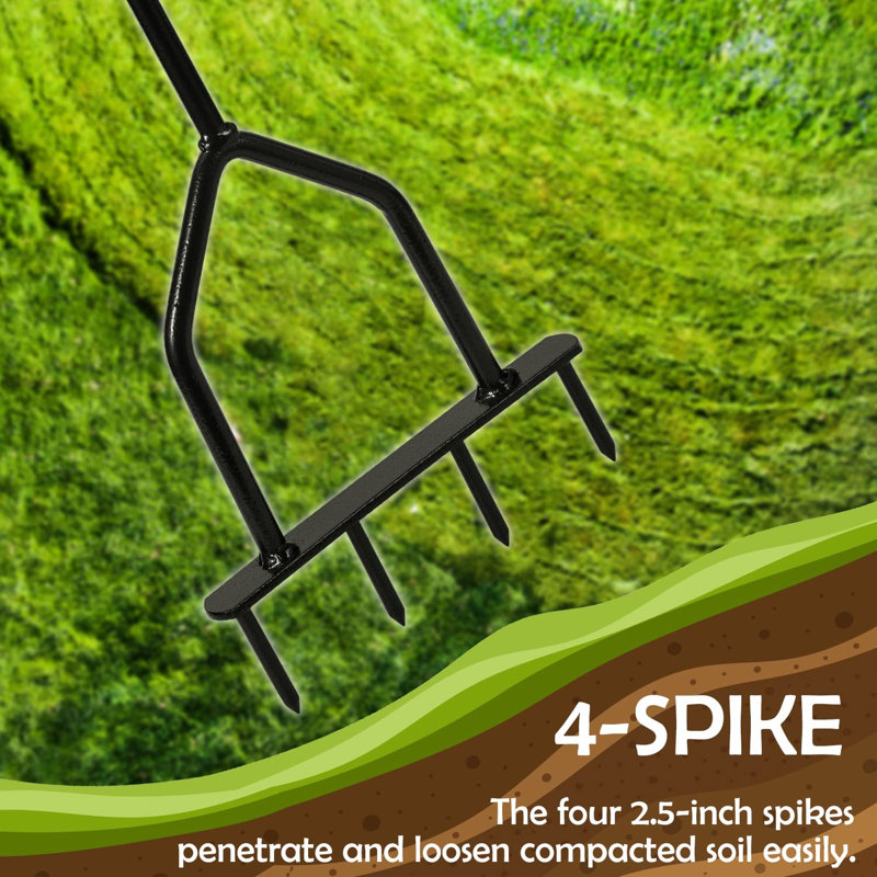4-Corer Lawn Aerator Tool
