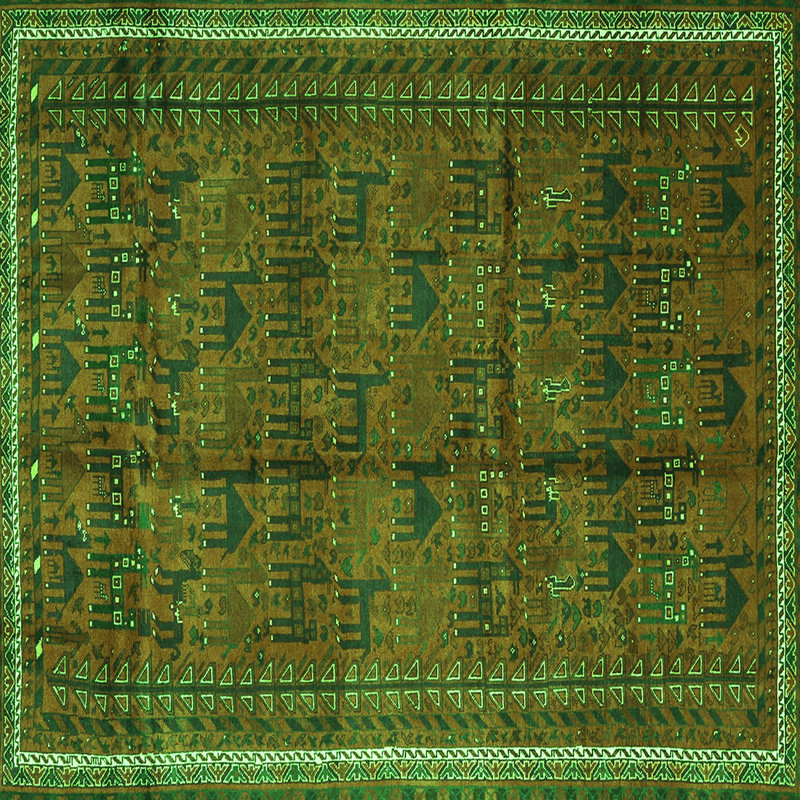 Heddie Washable Oriental Indoor Rug, Square 7'