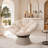 Ergonomic 360° Swivel Papasan Accent Chair With Soft Extra Thick Cushion,Comfy Living Room Chair-30133953