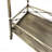 2-Tier Bar Cart with Glass Top & Caster Wheels