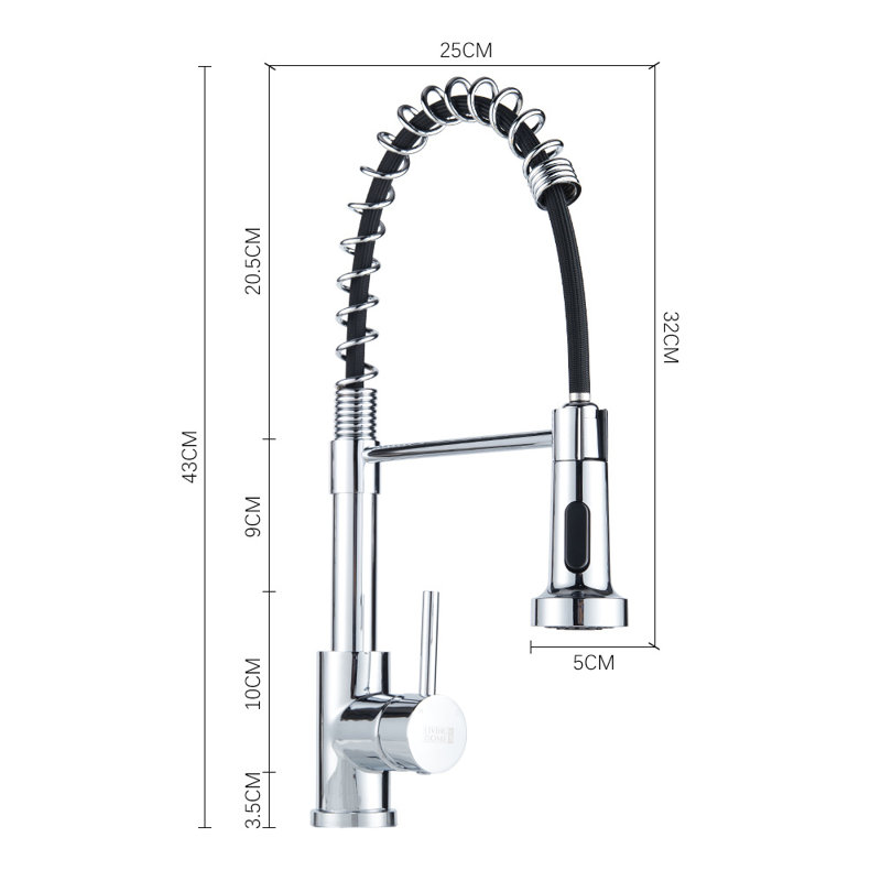 Belfry Kitchen Ailsa Kitchen Faucet, Silver