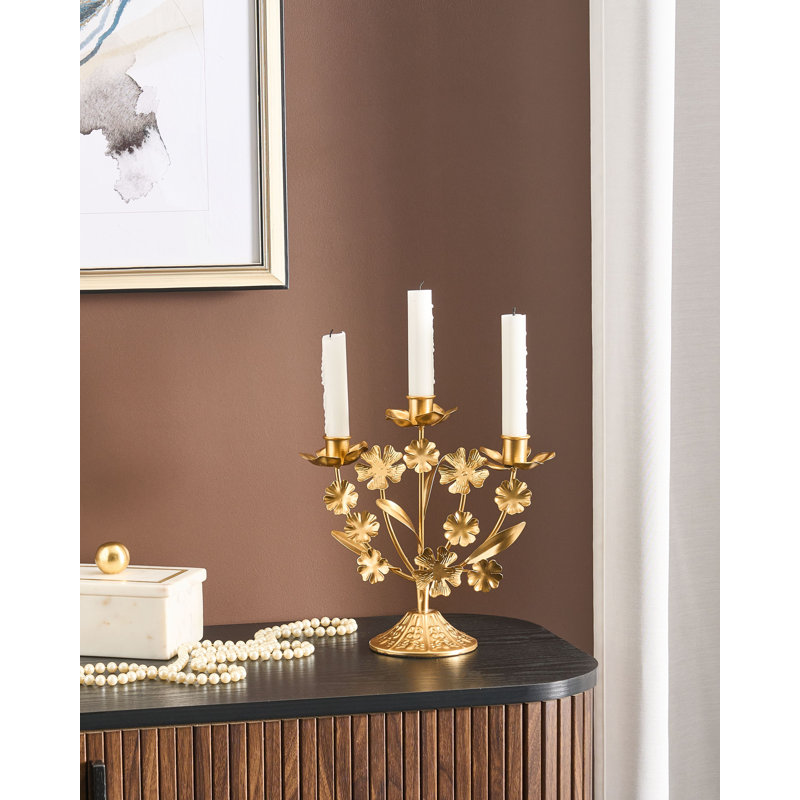 RAMADA 25Cm Metal Tabletop Candelabra