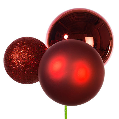 Ornement en forme de boule 18 po, 2 par sac