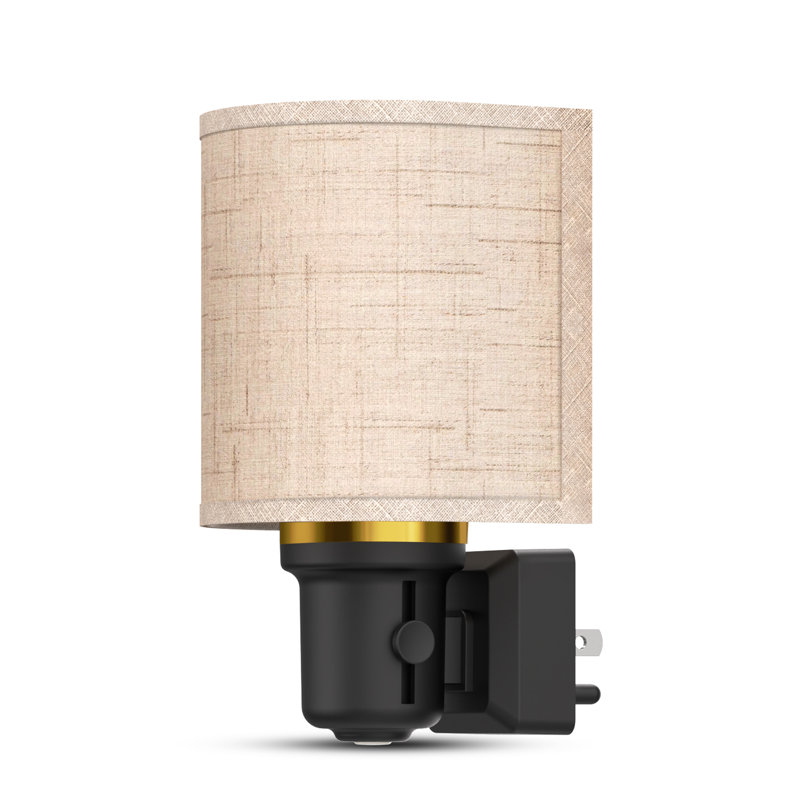 Gold Ring Fabric Shade Dimmable 2700K LED Night Light
