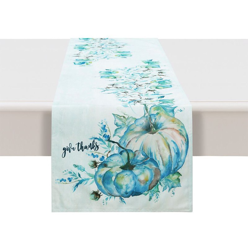 Cool Autumn Table Runner, 90" L x 13" W