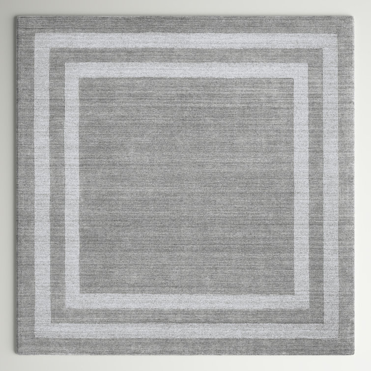 Pierson Handmade Tufted Medium Gray Rug