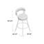 Tabouret de bar et de comptoir pivotant Nicks-266463238-266463232