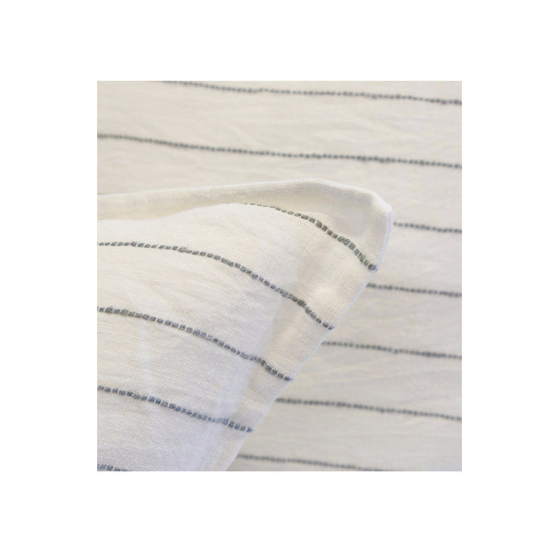 Blake Collection Big Pillow (28" X 36"), Cream/Gray