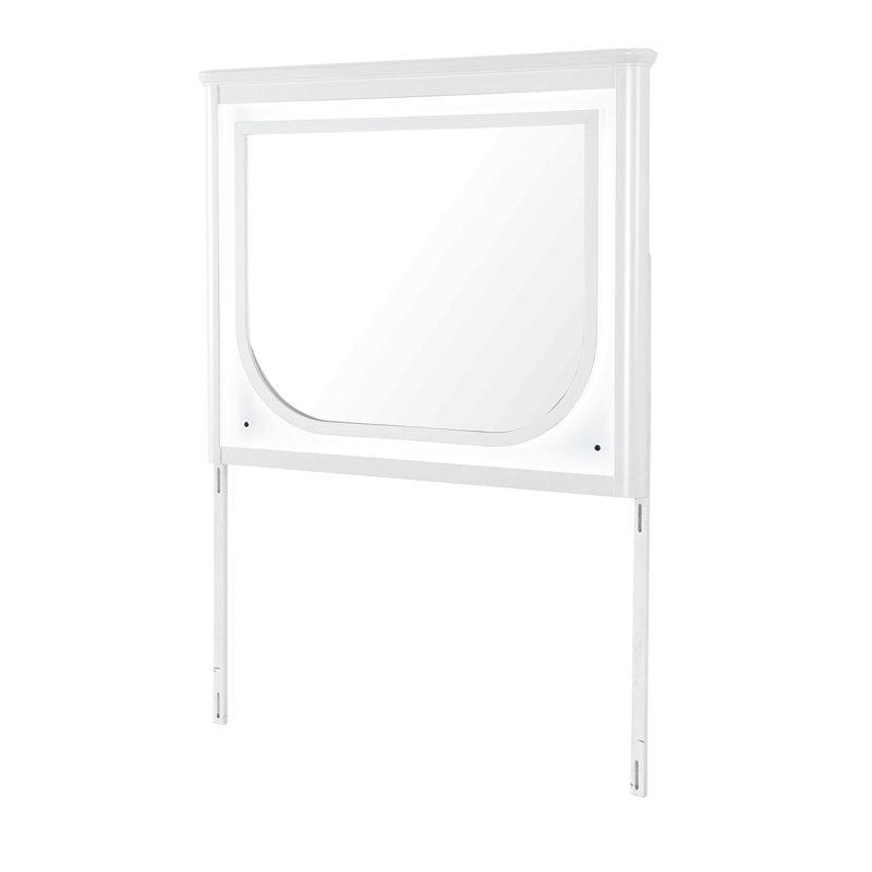 Miroir gris avec DEL