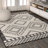 Amir Moroccan Beni Souk Cream/Black Rug-884778513
