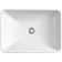 Vox® Vitreous China Rectangular Vessel Bathroom Sink with Overflow