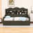 Wooden Daybed with Storage Shelving and 2 Drawers-651935150