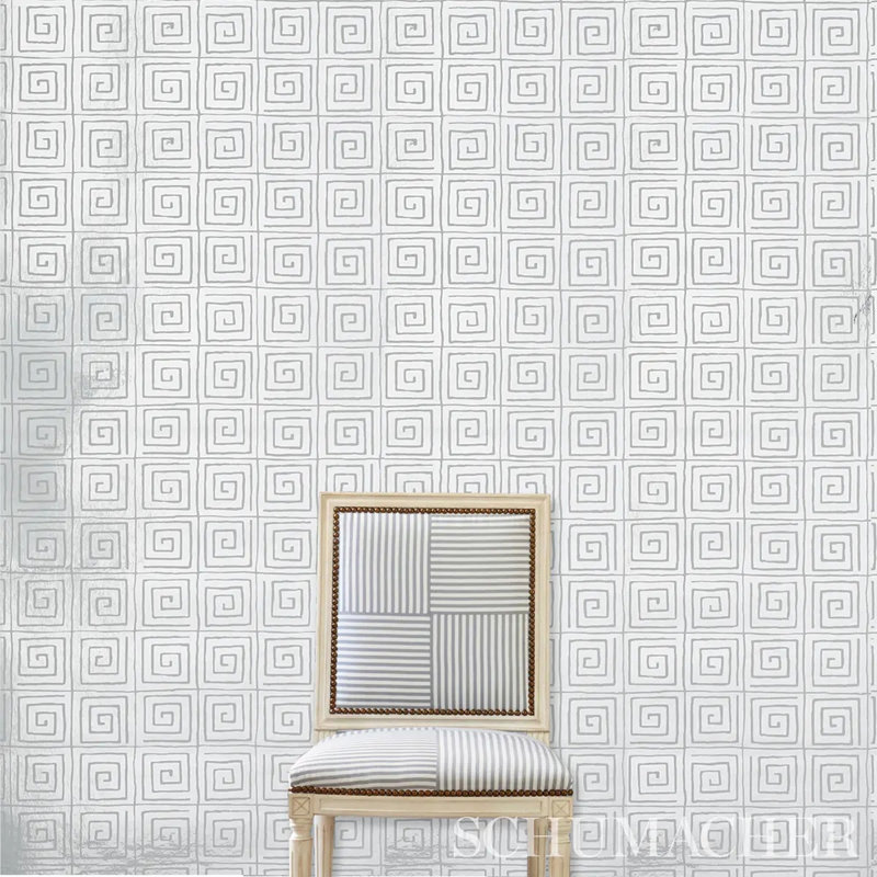 Schumacher x Cristina Buckley Trousdale Metallic Wallpaper